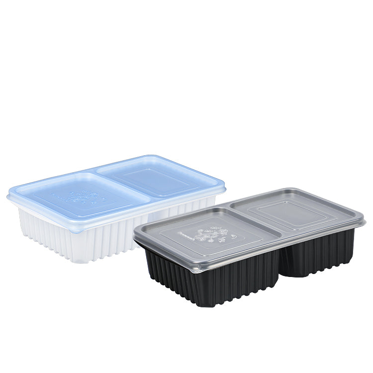 Hot sale 2 compartment microwave food containers