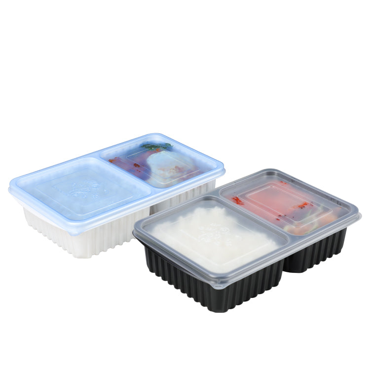 Hot sale 2 compartment microwave food containers