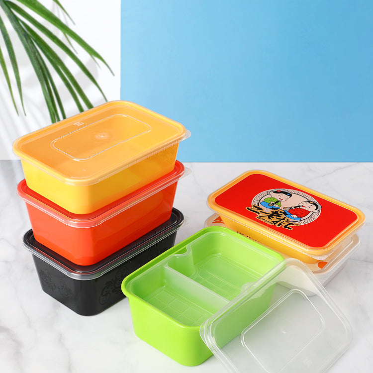 Saizhuo Disposable plastic takeaway food container 950ML Packing box