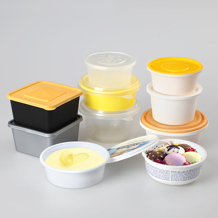 OEM/ODM MINI Manufacturer disposable round ice cream cup cheese cup drinking plastic cup butter container