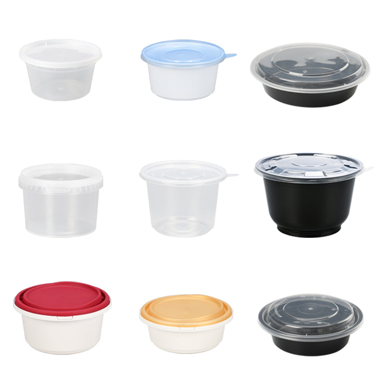 Disposable take away plastic soup bowls disposable food containers eco friend