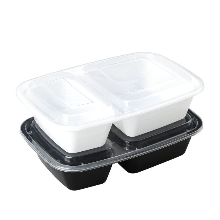 Plastic dinner plate food packaging boxes with lids