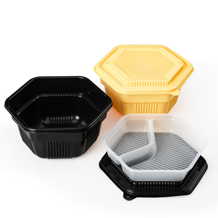 Eco Friendly bento food box disposable food storage container microwavable plastic container