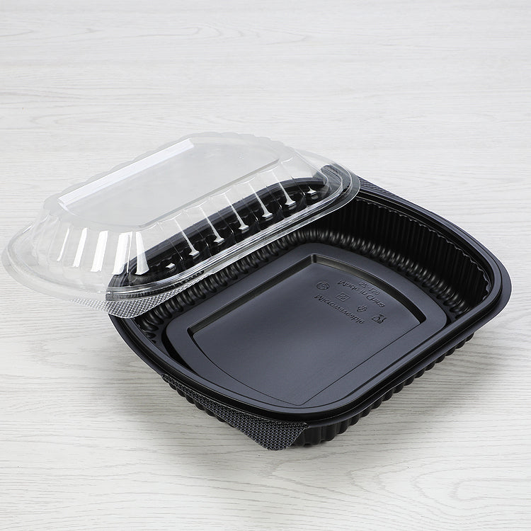 Disposable plastic bento box take out food containers disposable lunch box