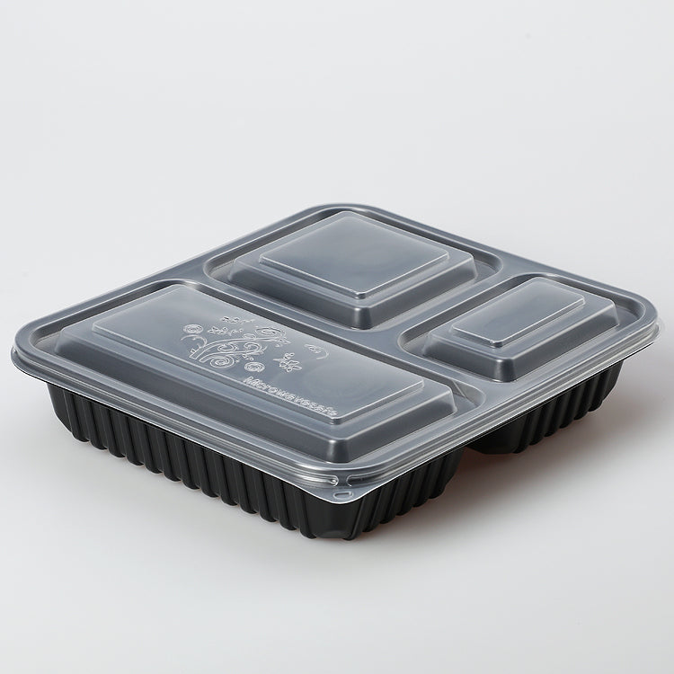 factory wholesale 3 compartment food container