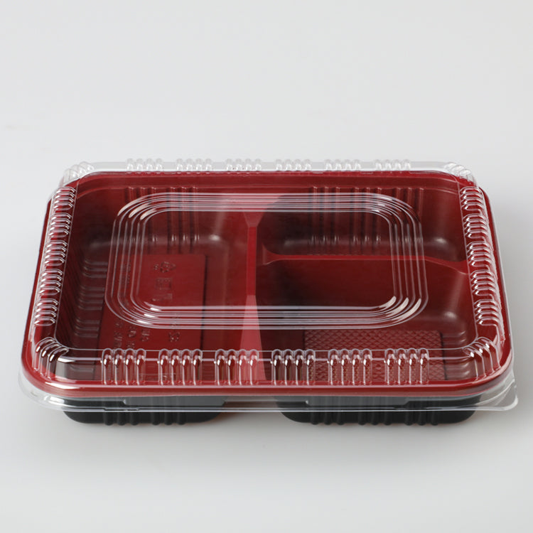 disposable takeaway to go take out compartment microwave plastic container