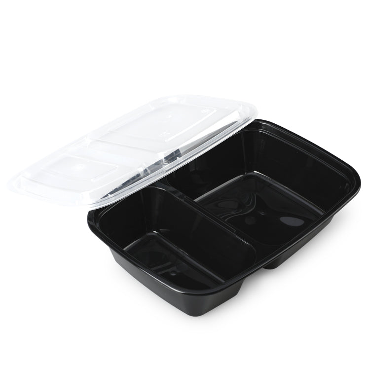 Plastic dinner plate food packaging boxes with lids