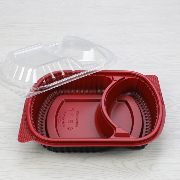 Disposable plastic bento box take out food containers disposable lunch box