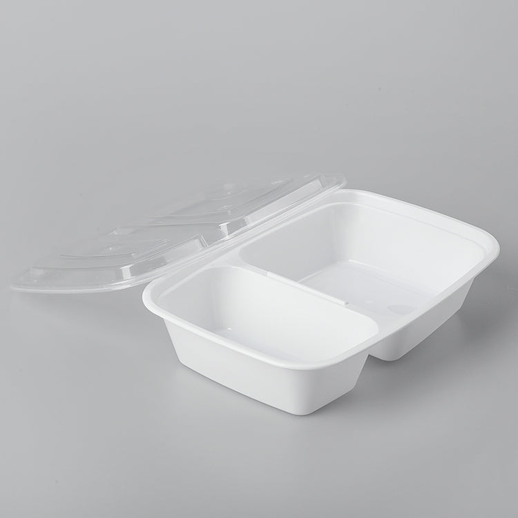 Plastic dinner plate food packaging boxes with lids