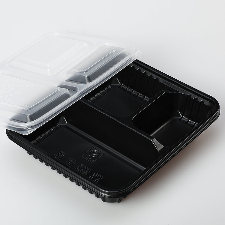 factory wholesale 3 compartment food container