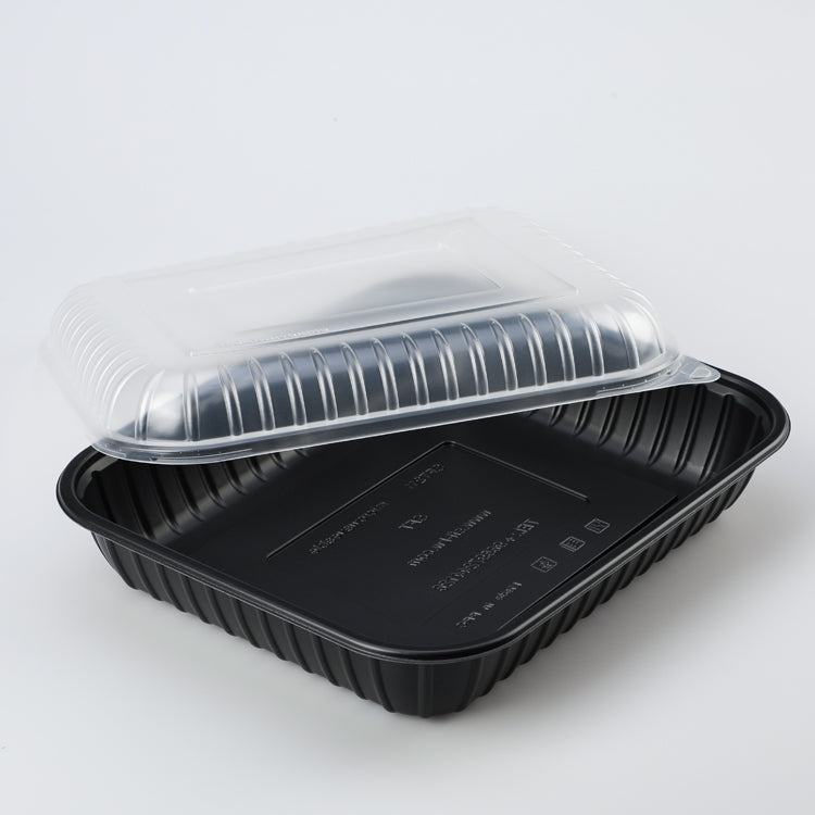 Disposable plastic bento box take out food containers disposable lunch box