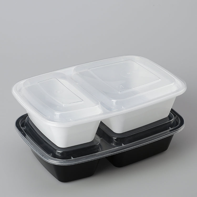 Eco friendly restaurant plastic pp microwave Disposable plastic food container meal prep hot food takeaway box packaging