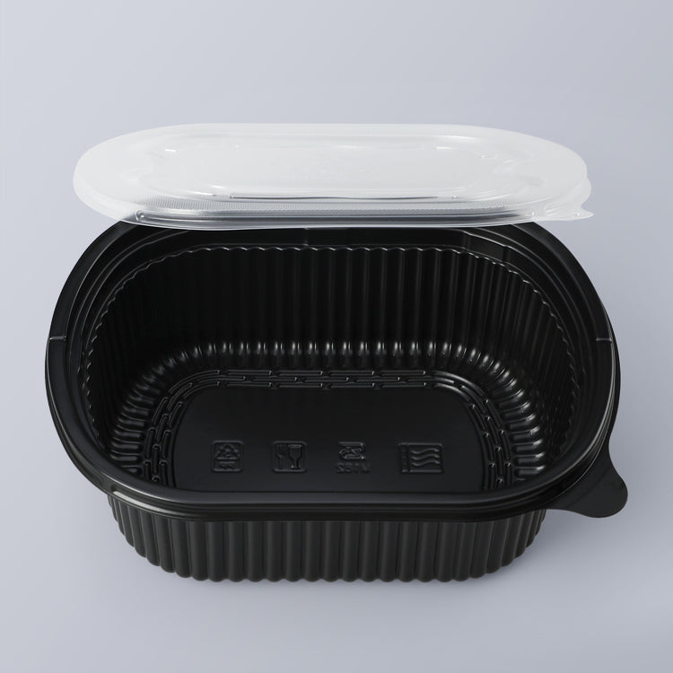 M182 disposable plastic single/double/four setion inner tray matched 2 layer bento lunch box