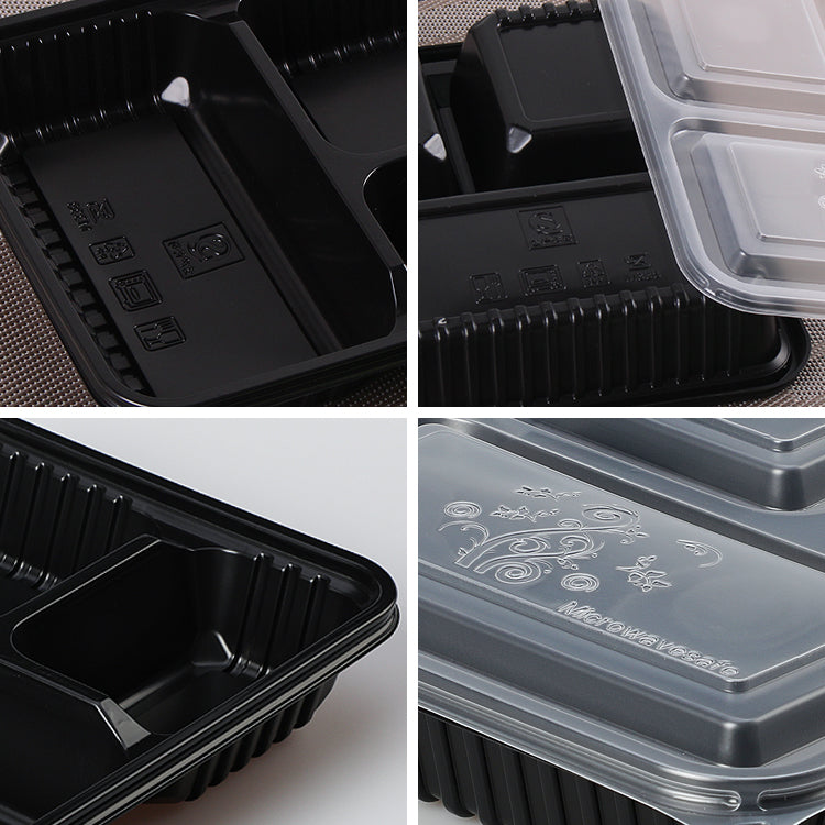 factory wholesale 3 compartment food container