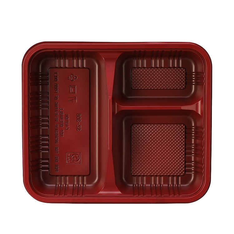 disposable takeaway to go take out compartment microwave plastic container