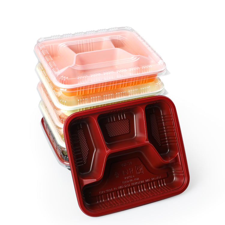 Disposable disposable plastic food container take away microwave plastic takeaway food containers