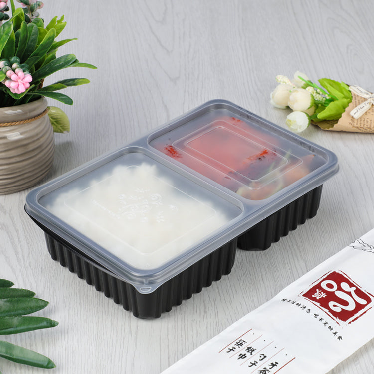 Hot sale 2 compartment microwave food containers