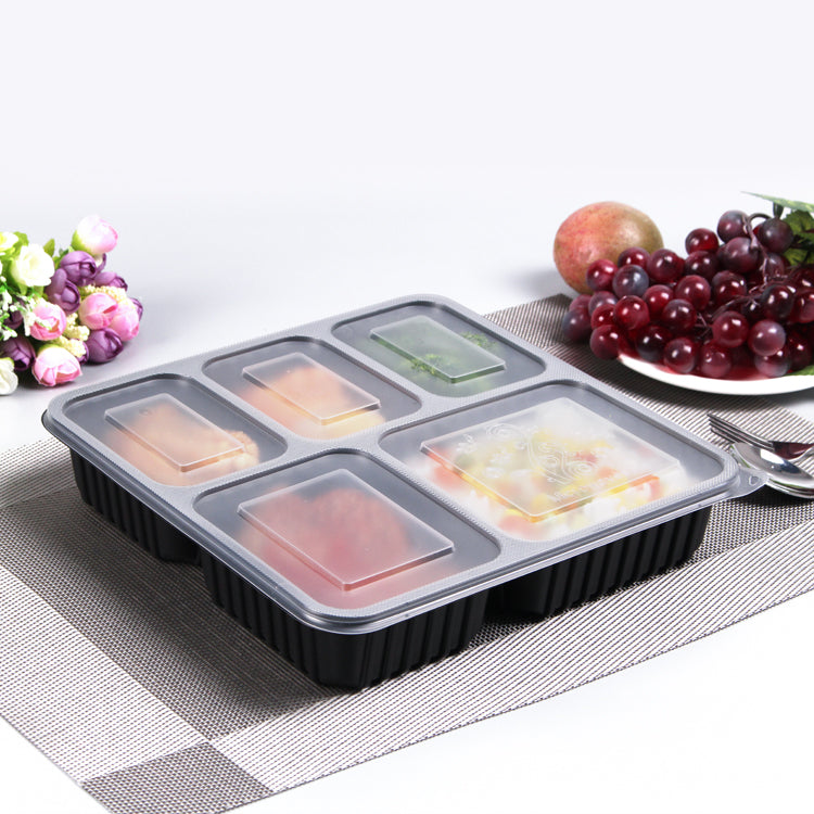 The Best Plastic Disposable Compartment Disposable Bento Lunch Boxes Plastic Food Container