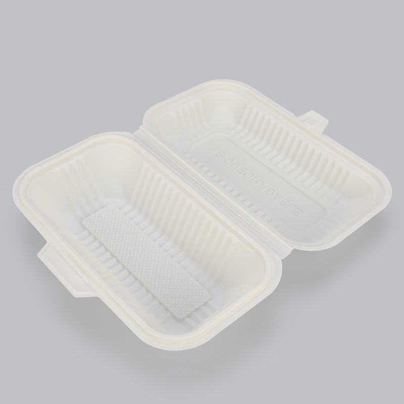 Takeaway Corn Starch Biodegradable Disposable Food Packaging Containers