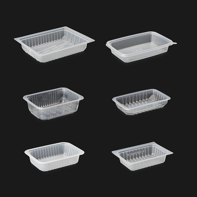 Eco-friendly plastic food tray OEM/ODM Custom supermarket meat packaging trays grade vegetable fruit disposable meat tray