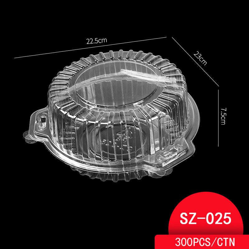 S51R Sakura printing Disposable Sushi Packaging Tray with Dome Lid