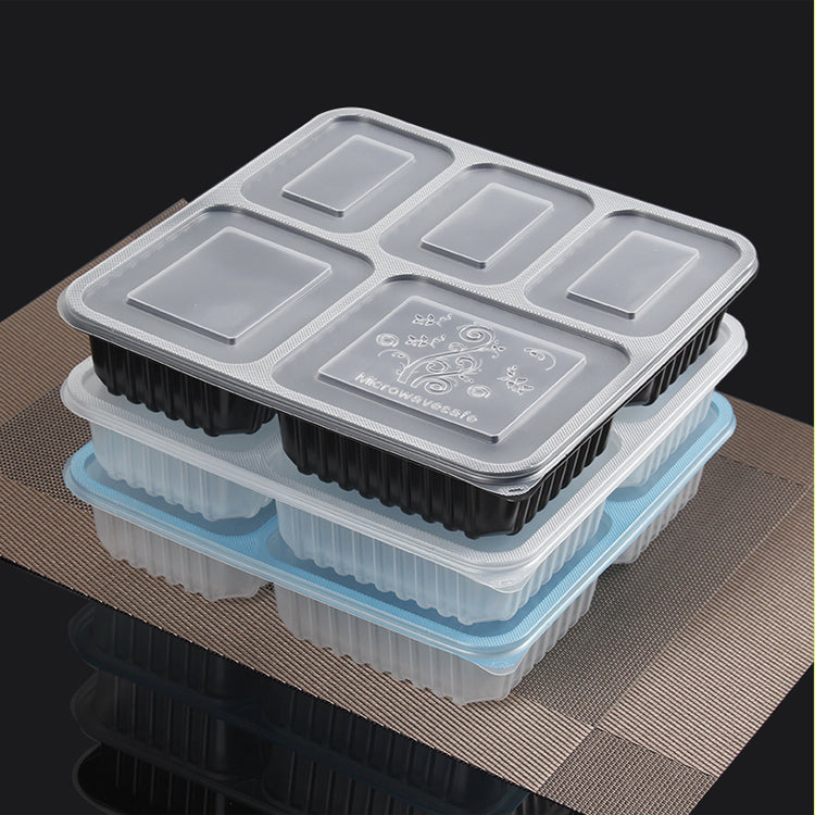 The Best Plastic Disposable Compartment Disposable Bento Lunch Boxes Plastic Food Container