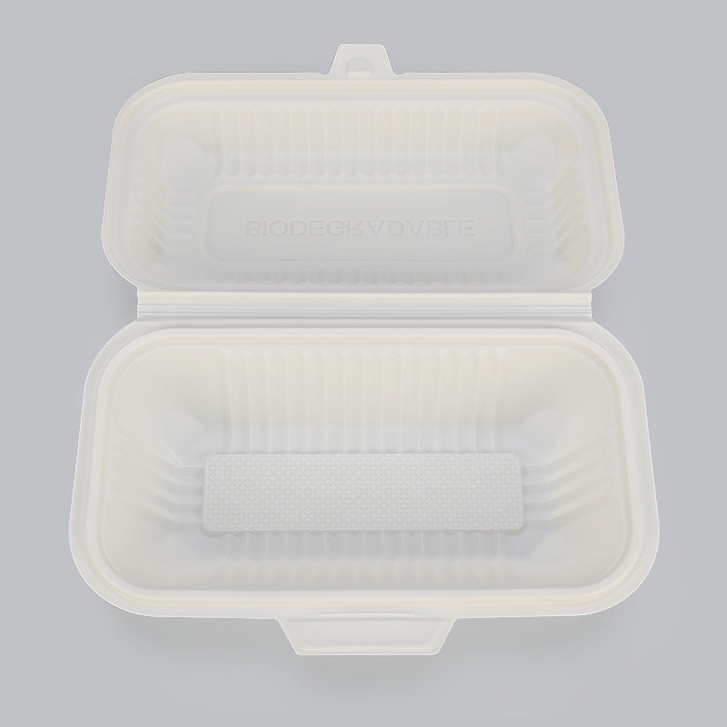 Takeaway Corn Starch Biodegradable Disposable Food Packaging Containers