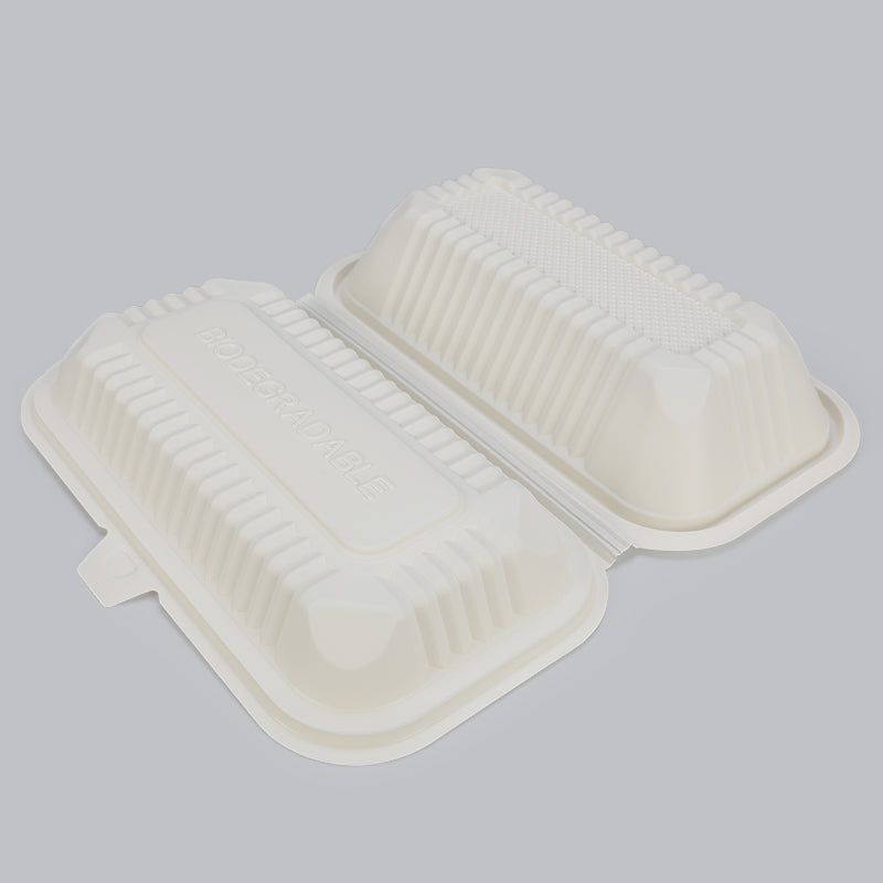 Takeaway Corn Starch Biodegradable Disposable Food Packaging Containers