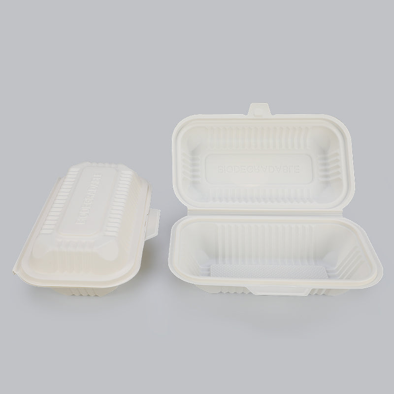 Takeaway Corn Starch Biodegradable Disposable Food Packaging Containers