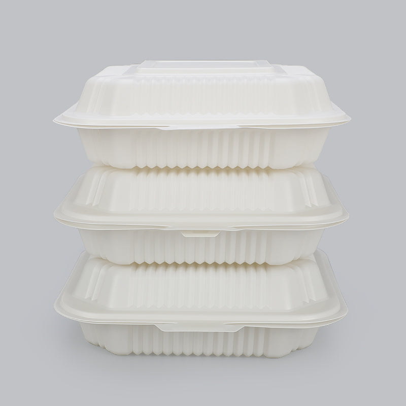 Takeaway Corn Starch Biodegradable Disposable Food Packaging Containers