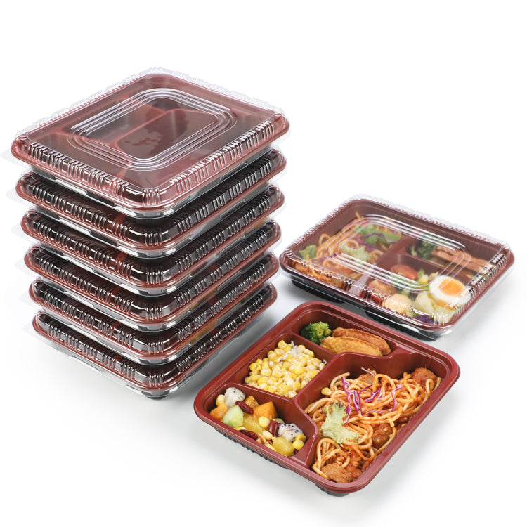 Disposable disposable plastic food container take away microwave plastic takeaway food containers