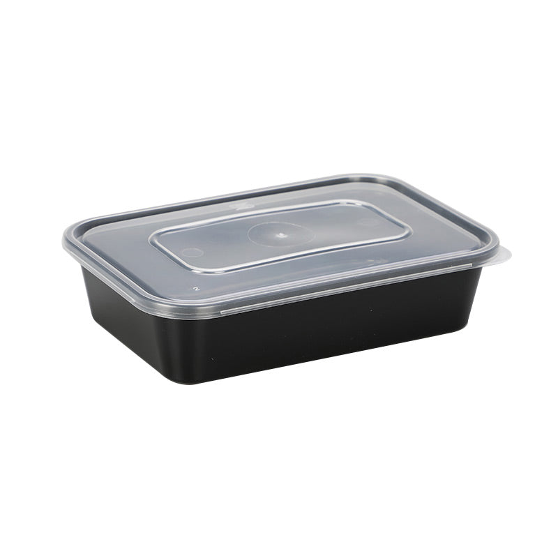 500ml Thickness plastic disposable rectangle food container