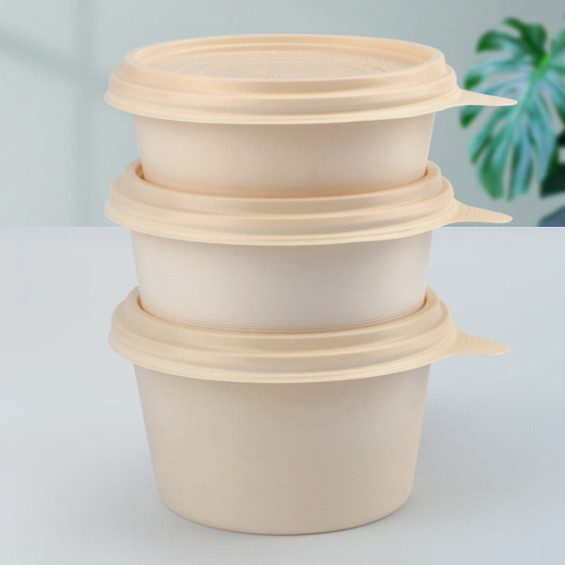 Takeaway Corn Starch Biodegradable Disposable Food Packaging Containers