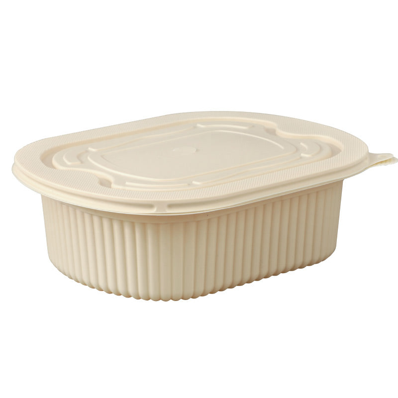 Corn Starch Ecological Lunch Boxes Bowls Disposable biodegradable food container