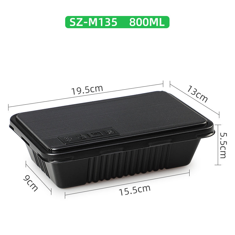 Meal prep containers plastic storage box bento lunch box food disposable microwaveable container