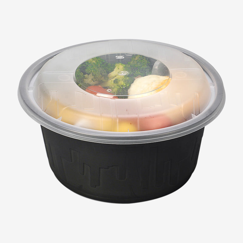 Fast food takeout box microwavable plastic container plastic container