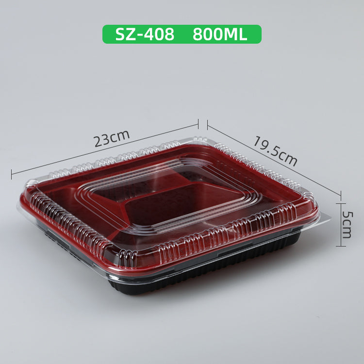 Disposable disposable plastic food container take away microwave plastic takeaway food containers