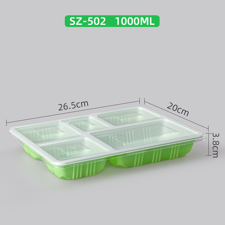 Disposable microwavable food container plastic takeaway plastic food containers