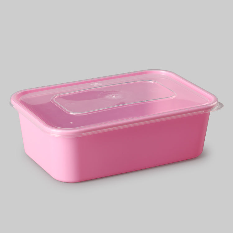 500ml Thickness plastic disposable rectangle food container