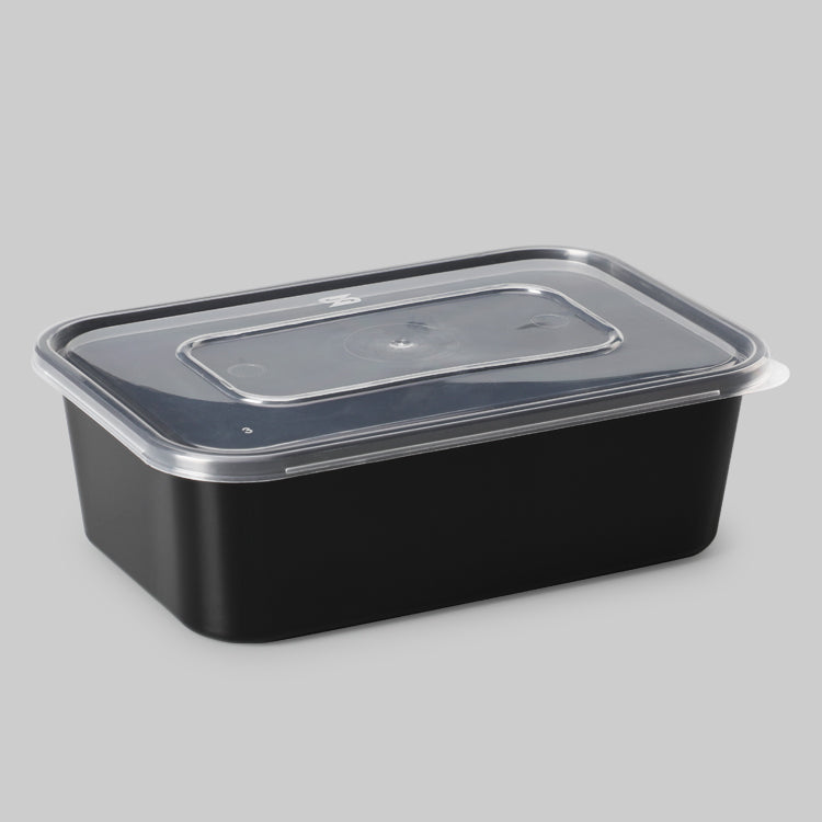 500ml Thickness plastic disposable rectangle food container