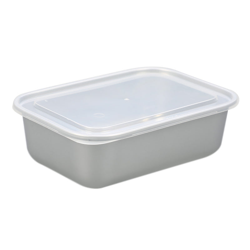 Rectangular salad box disposable plastic food containers bento lunch boxes with lid