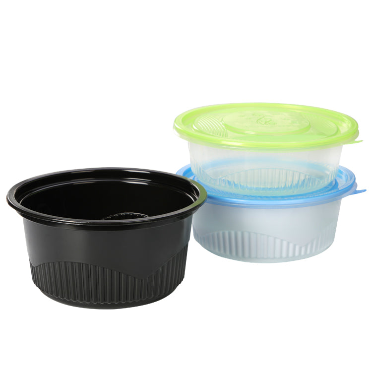 Classical color disposable food packaging rice bowl, disposable bowl soup 1000 ml